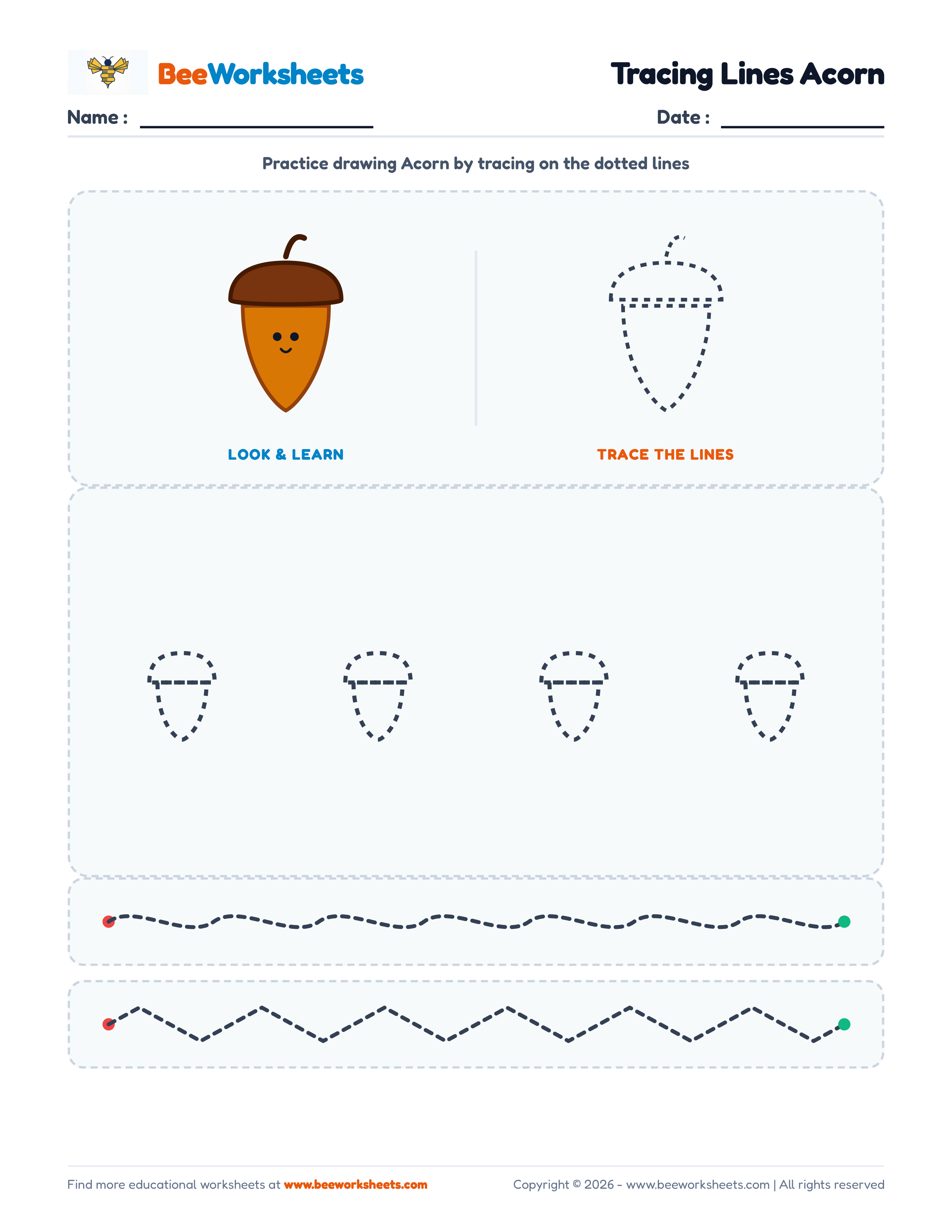 Tracing Lines Acorn Preview