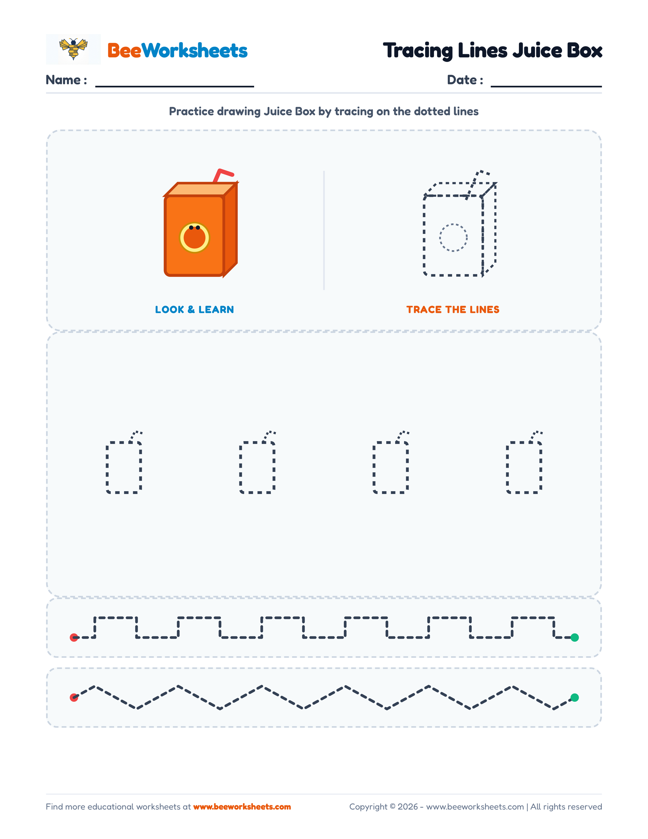 Tracing Lines Juice Box Preview