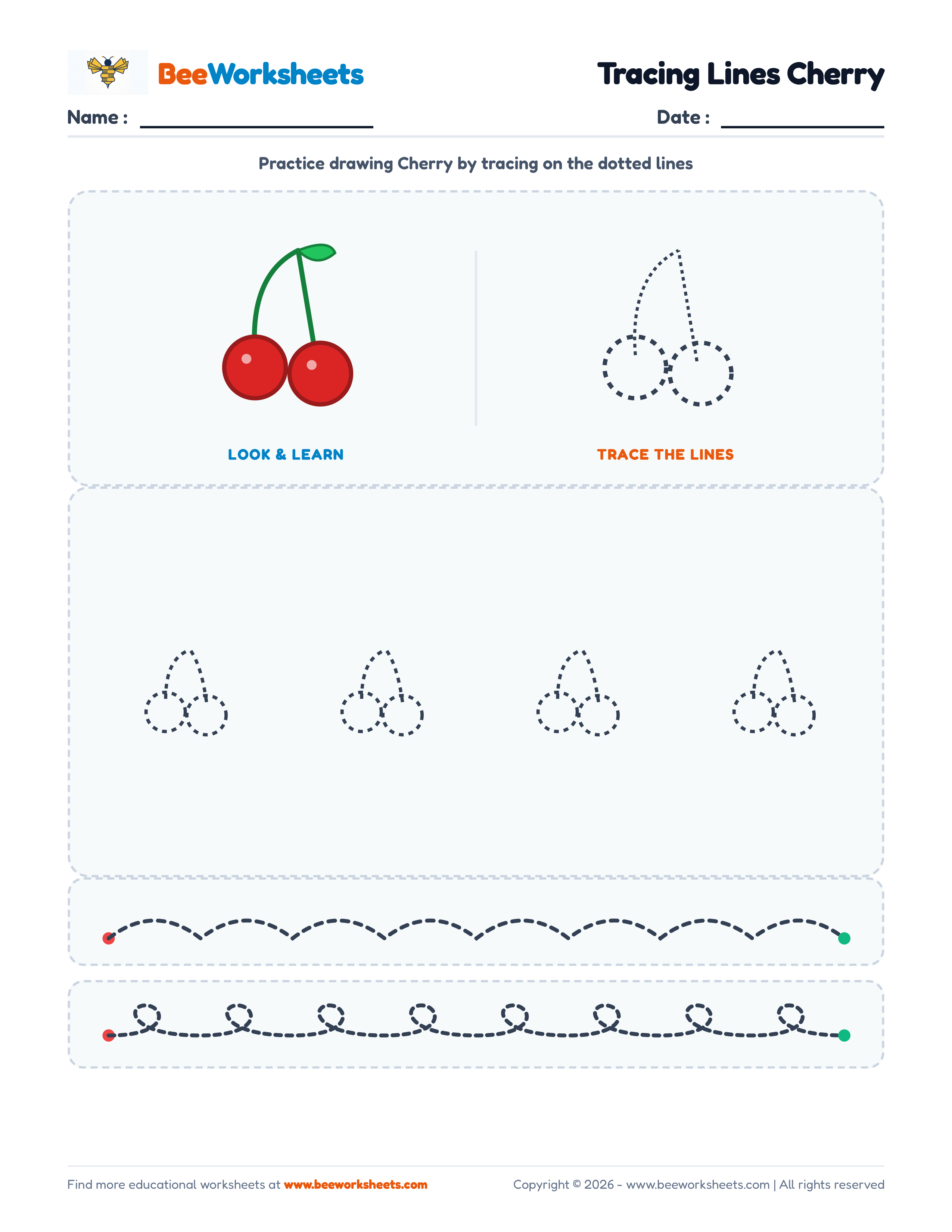 Tracing Lines Cherry Preview