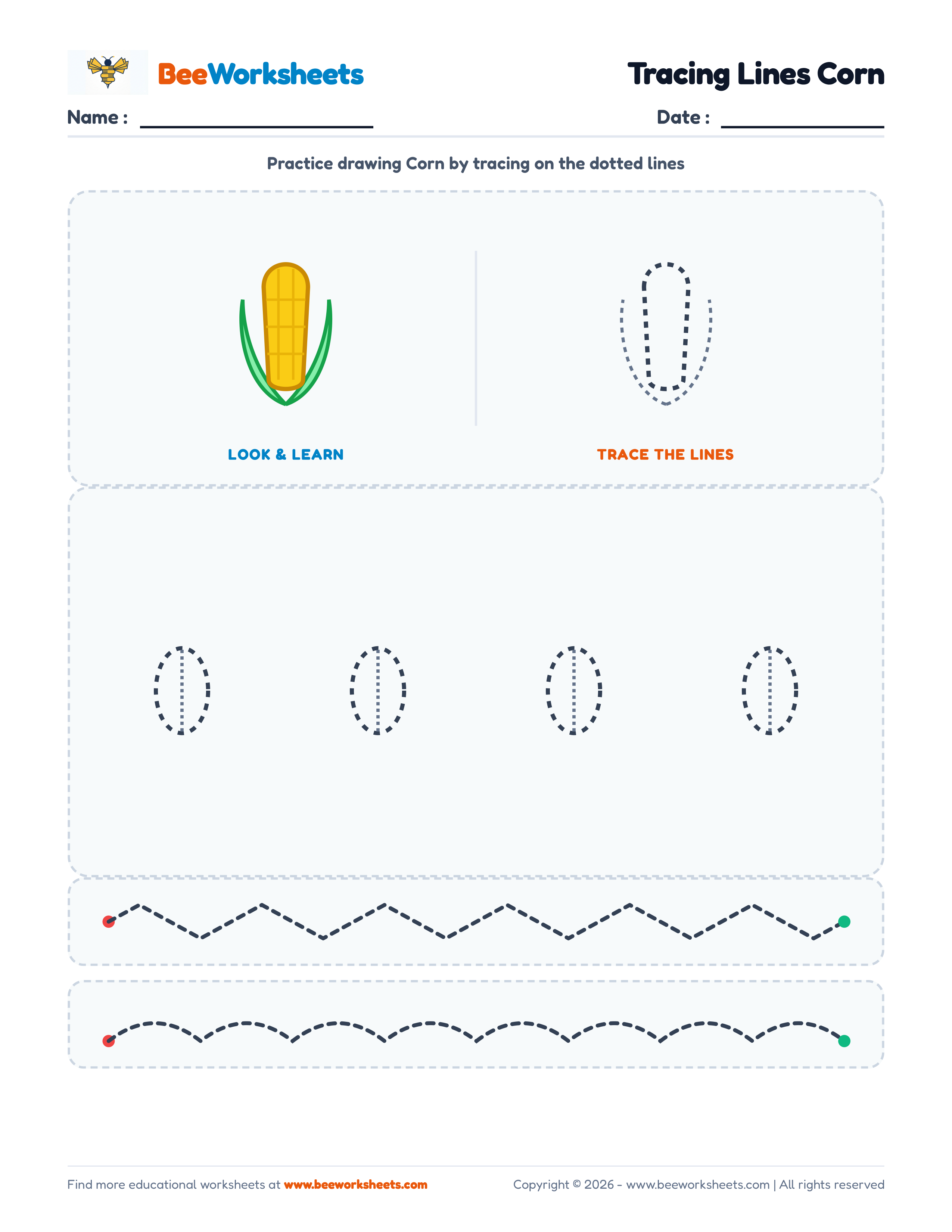 Tracing Lines Corn Preview