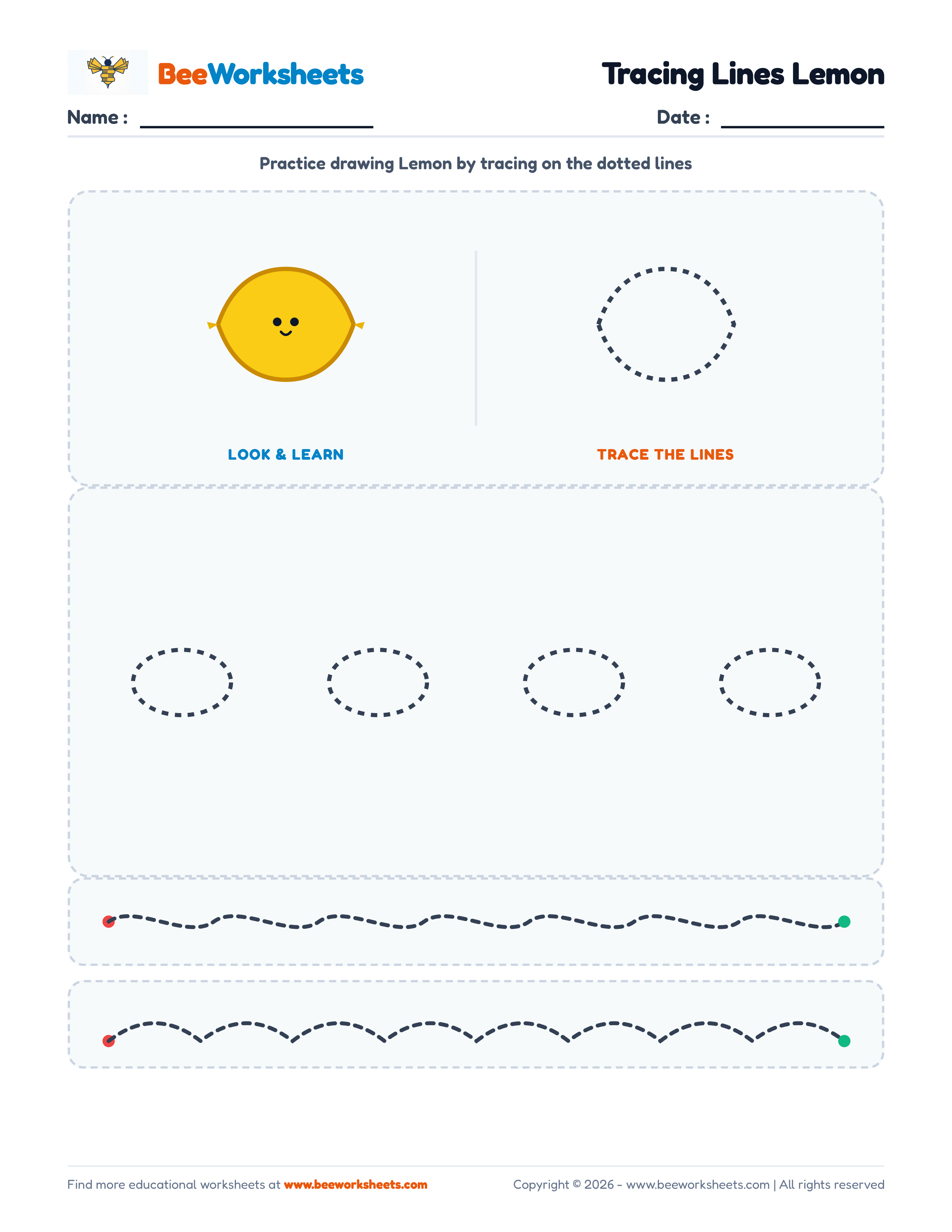 Tracing Lines Lemon Preview