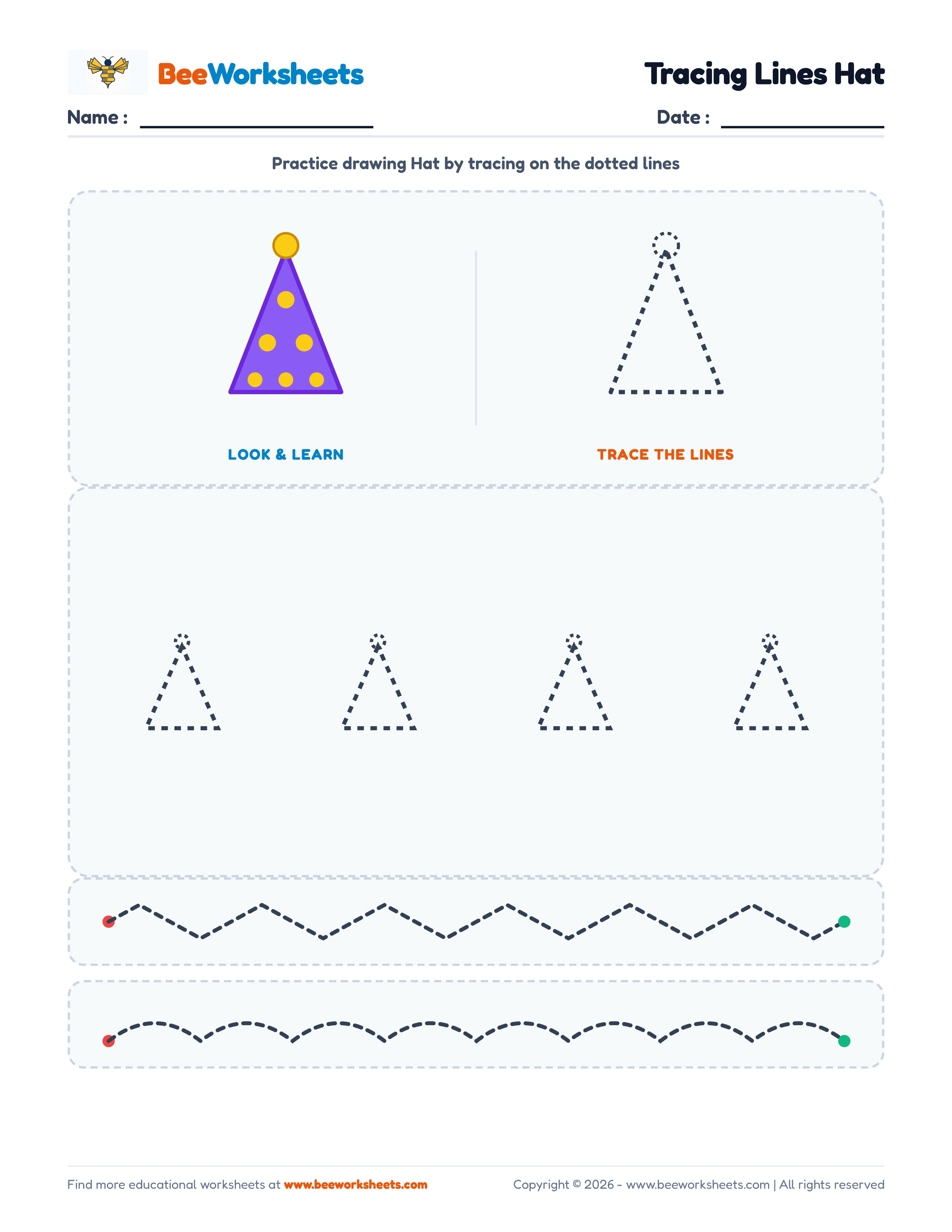 Tracing Lines Hat Preview