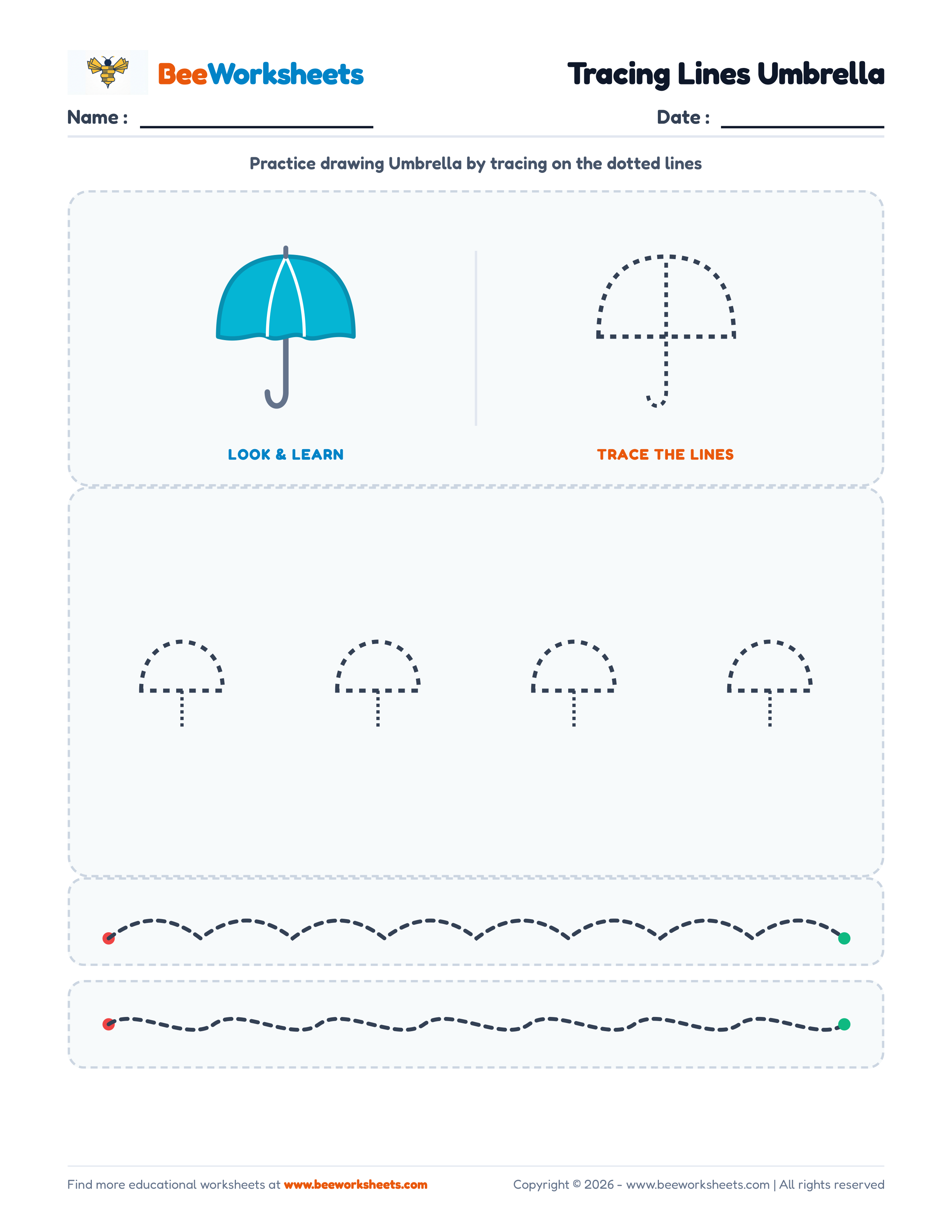 Tracing Lines Umbrella Preview